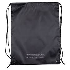 DÉCOR & HOME - Drawstring Bags (Waterproof) - And So The Adventure Begins (Large Polyester)