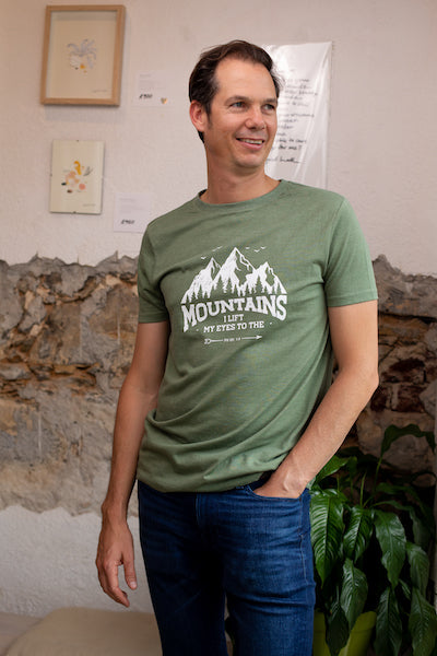 T-Shirt - Mountain - Green