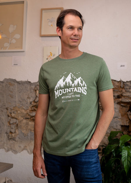 T-Shirt - Mountain - Green