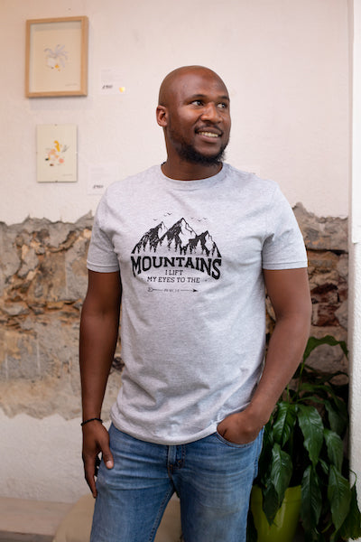 T-Shirt - Mountain - Grey