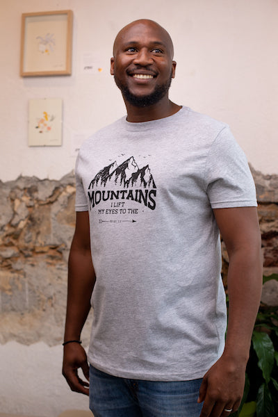 T-Shirt - Mountain - Grey