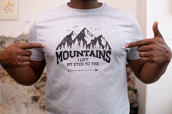 T-Shirt - Mountain - Grey