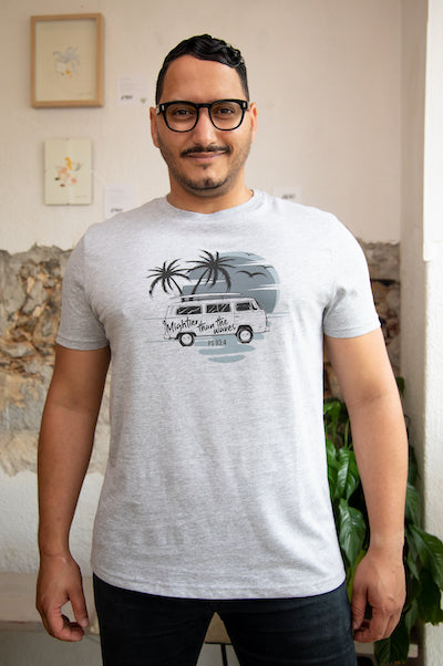 T-Shirt - Beach - Grey