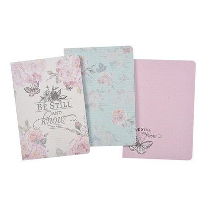 STATIONERY - Notebooks - Be Still and Know (Set of 3)