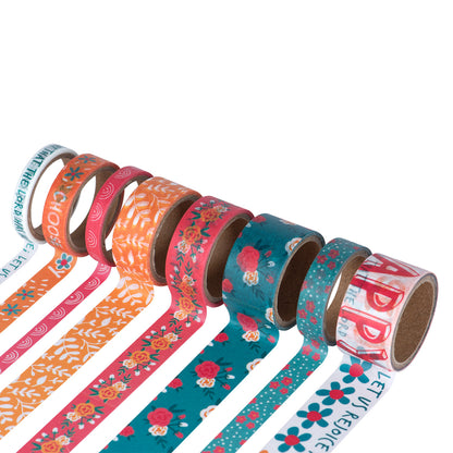 STATIONERY - Washi Tape - Choose Joy (Set of 8)