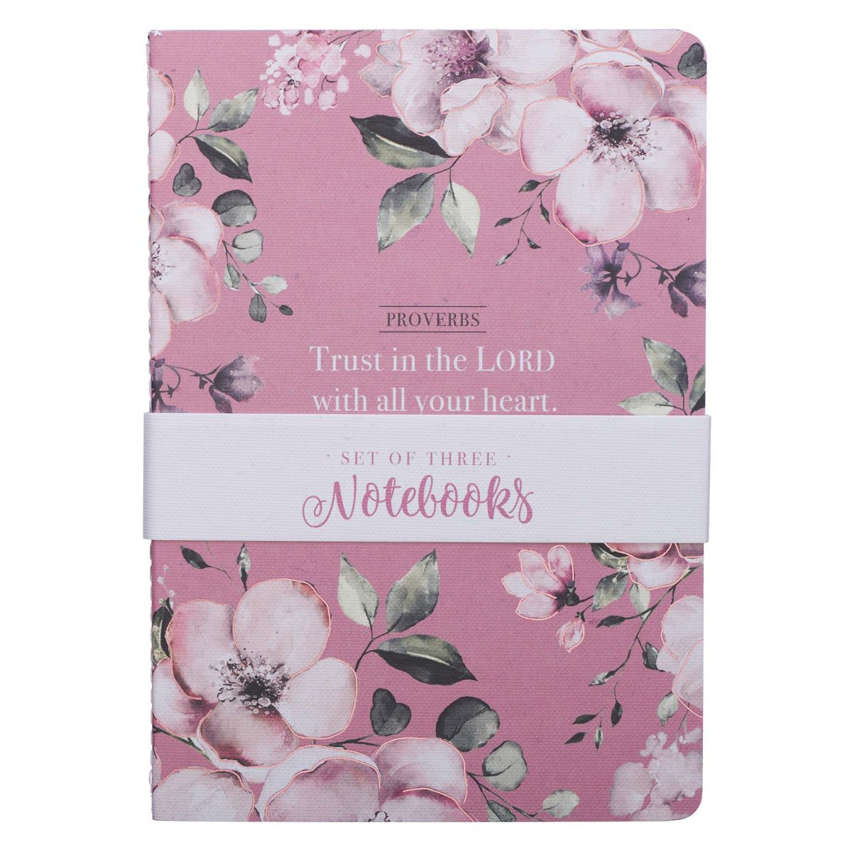 STATIONERY - Notebooks - Trust In The Lord (Set of 3)