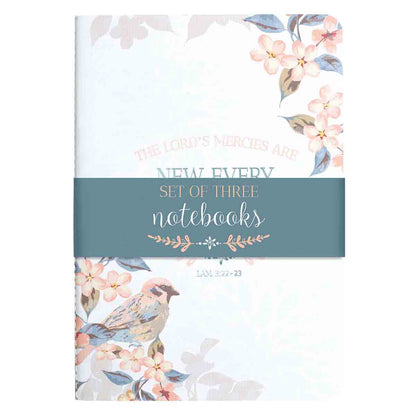 STATIONERY - Notebooks - The Lord's Mercies Are New Every Morning (Set of 3)