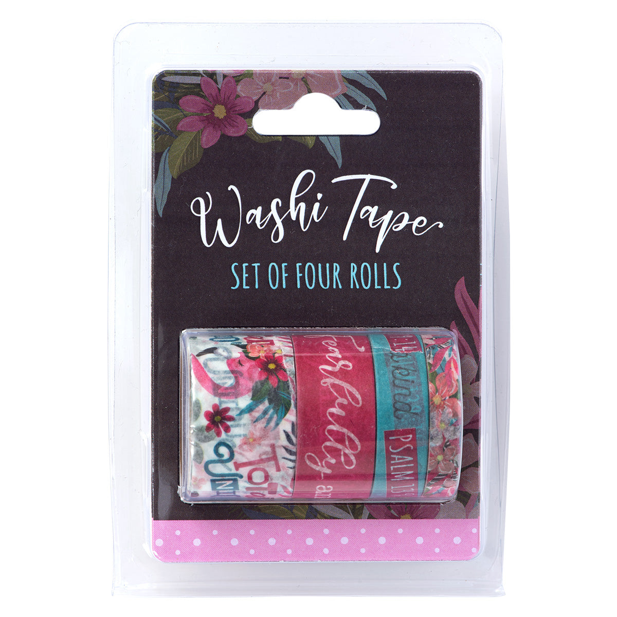 STATIONERY - Washi Tape - Flamingo (Set of 8)