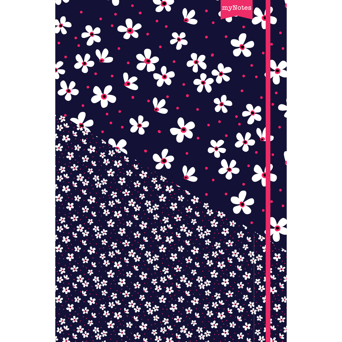 STATIONERY - Notebooks - Navy Flowers A5