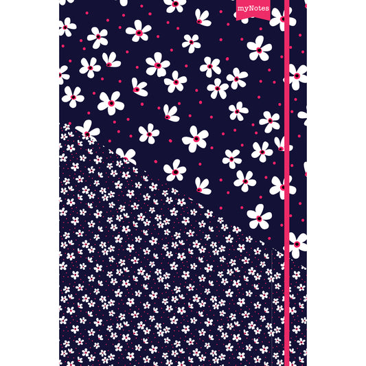 STATIONERY - Notebooks - Navy Flowers A5