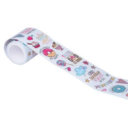 STATIONERY - Sticker Roll - Fun Girls Mint Green