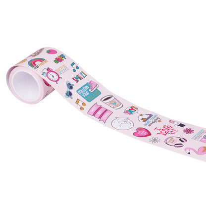 STATIONERY - Sticker Roll - Girls Pink