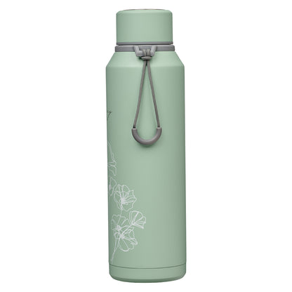 DRINKWARE - Stainless Steel Water Bottle - His Mercy Never Fails (Green)