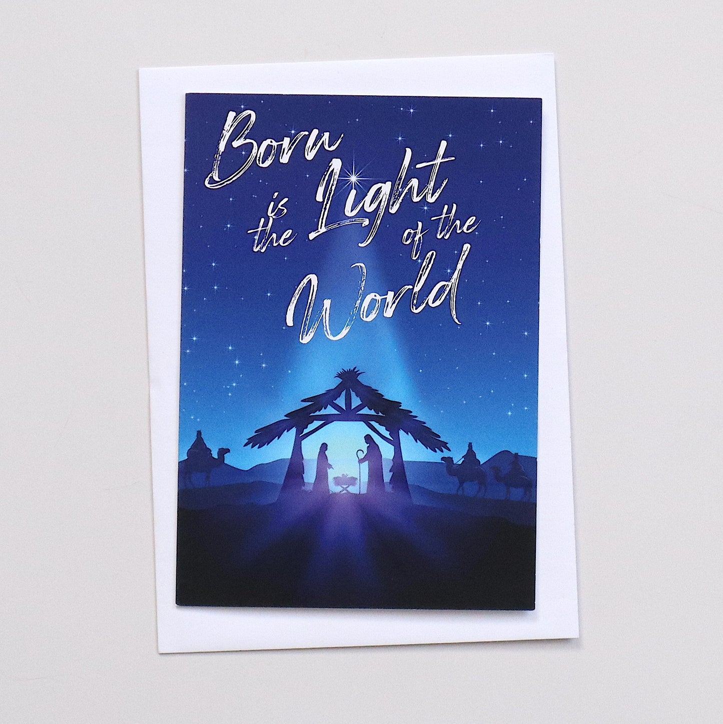 CARDS - Christmas - Born is the Light (Set of 3)