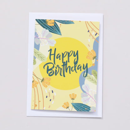 CARDS - Birthday - Yellow (Set of 3)