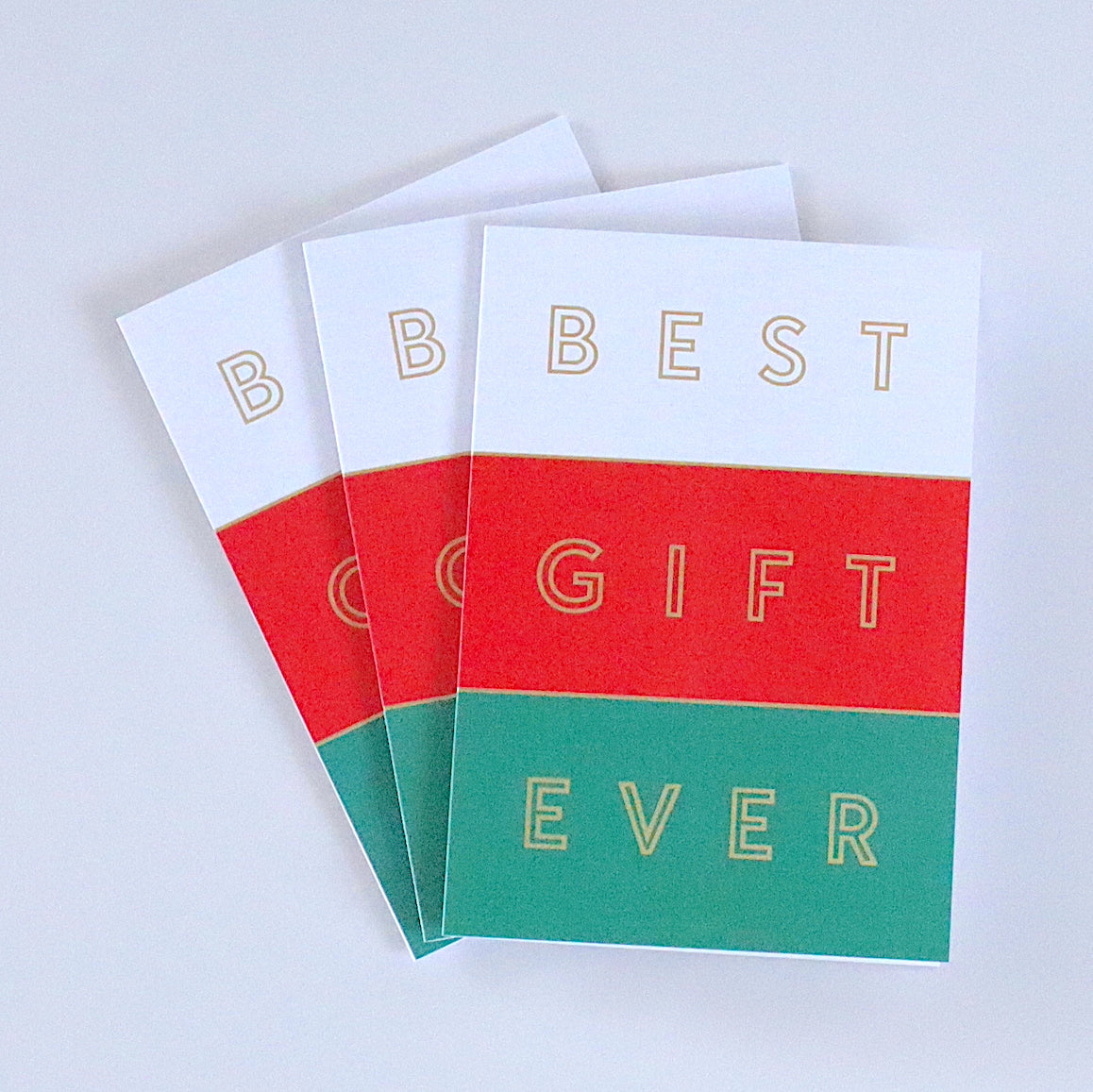 CARDS - Christmas - BEST GIFT EVER (Set of 3)