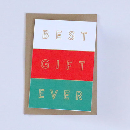 CARDS - Christmas - BEST GIFT EVER (Set of 3)