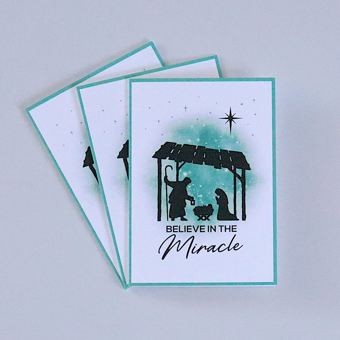 CARDS - Christmas - Believe In The Miracle (Set of 3)