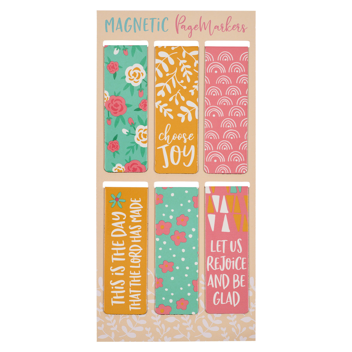 Magnetic Page Markers - Choose Joy (Set of 6)