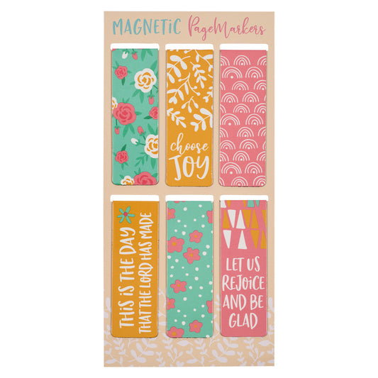 Magnetic Page Markers - Choose Joy (Set of 6)